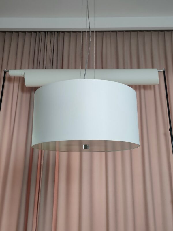 Lampa wisząca VEGA śnieżno biała