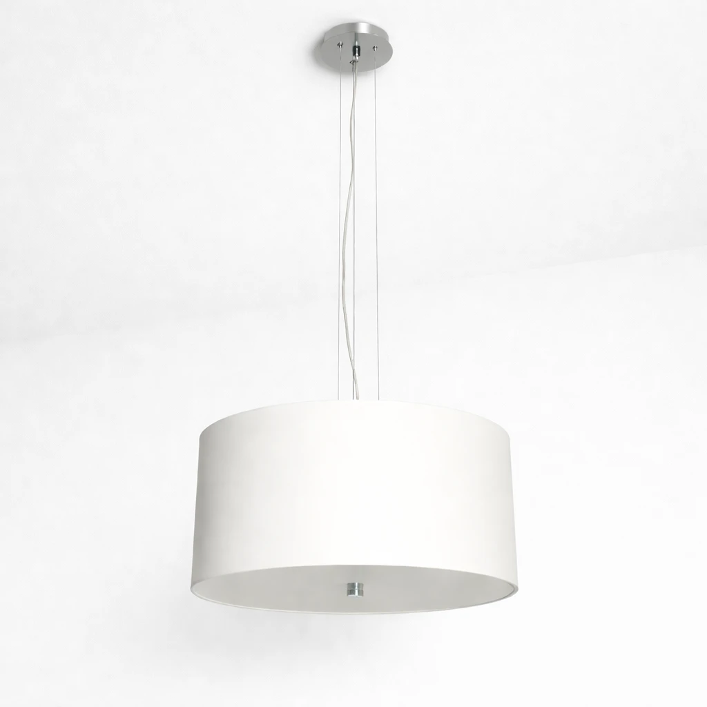 Lampa wisząca VEGA śnieżno biała elegancka