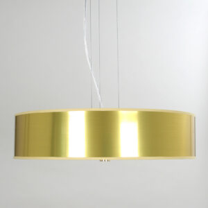 Lampa RING ze złotym abażurem