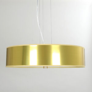 Lampa RING ze złotym abażurem