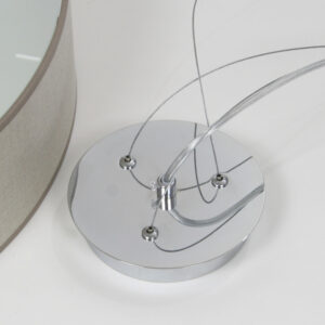 Lampa RING abażur struktura lnu