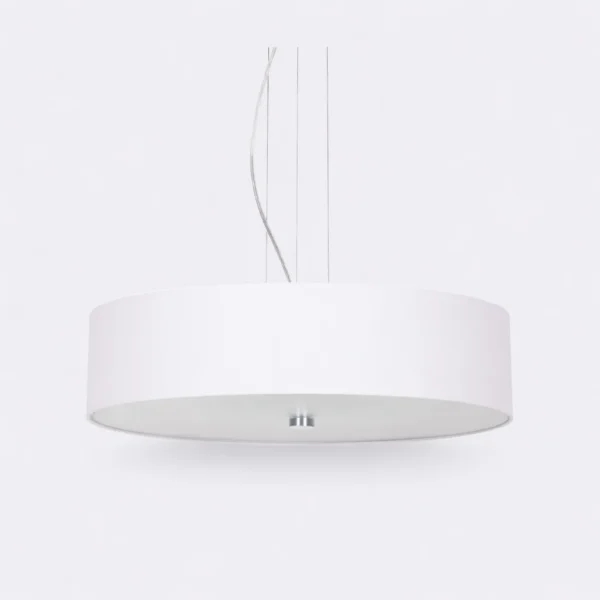 Lampa wisząca RING śnieżno biała 5xE27 led