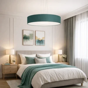 Sufitowa wisząca lampa SOHO zielona do sypialni