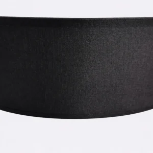 Lampa SOHO wisząca czarna z abażurem elegancka