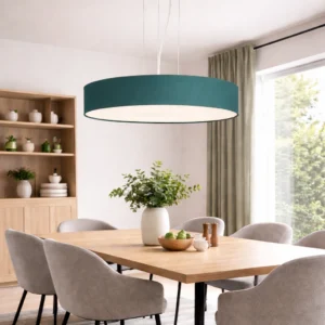 Sufitowa wisząca lampa SOHO zielona do sypialni