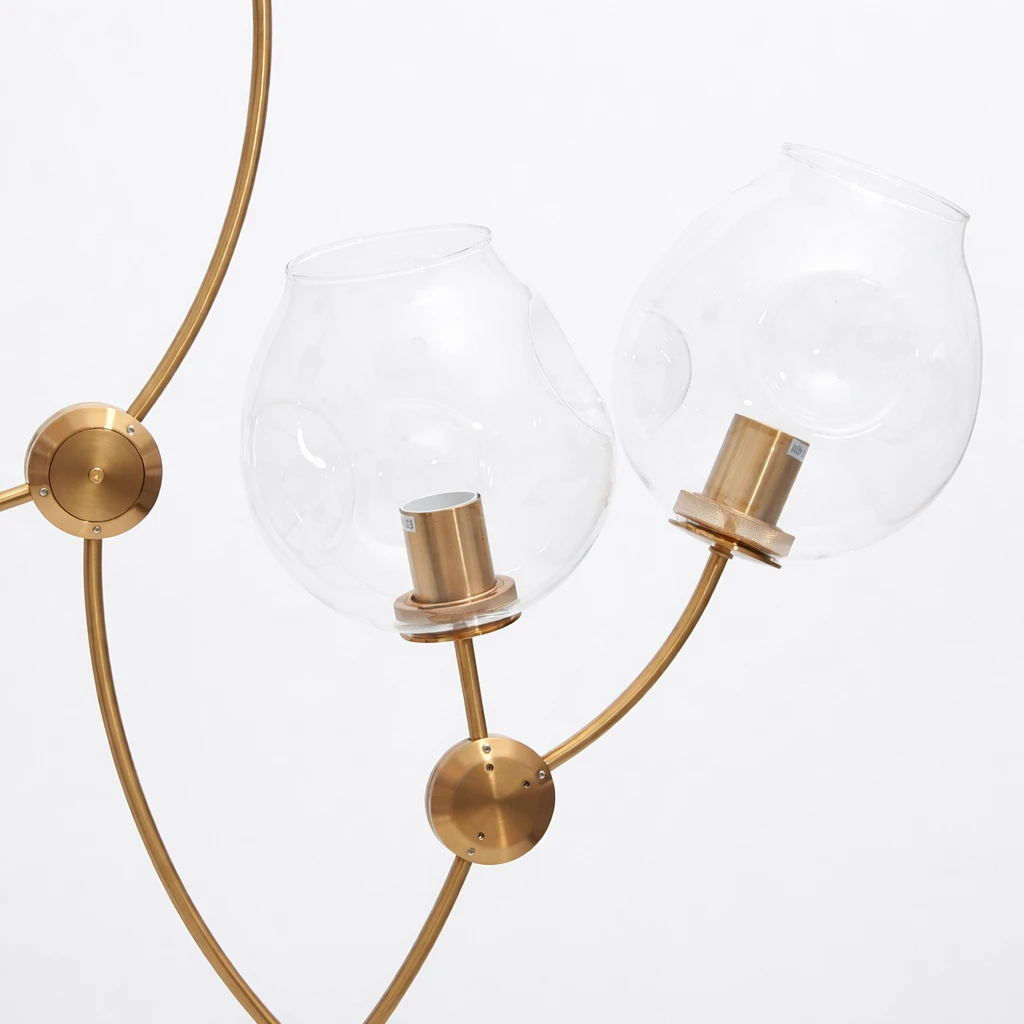 Wisząca lampa sufitowa Adamo 4xE27 złota