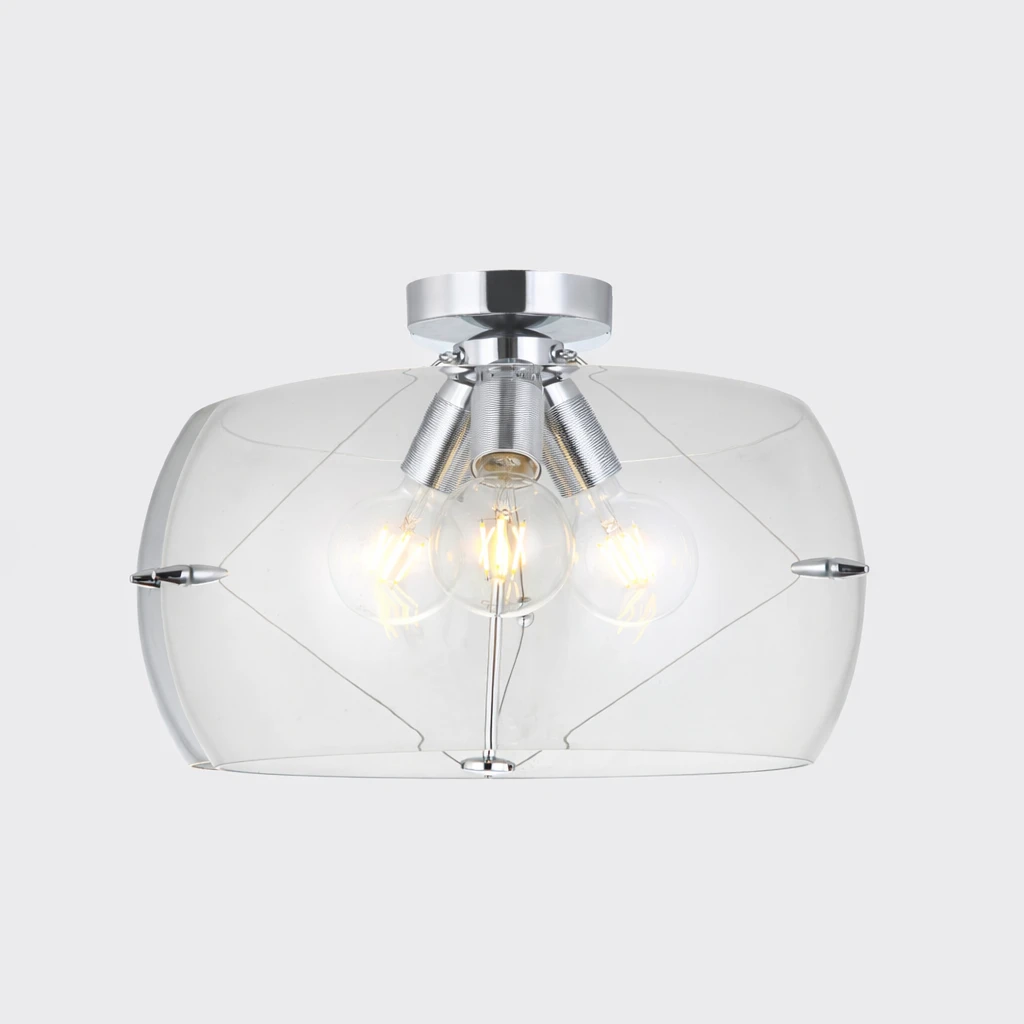 Lampa sufitowa Andromeda przezroczysta kula