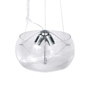 Lampa Andromeda sufitowa wisząca przezroczysta kula