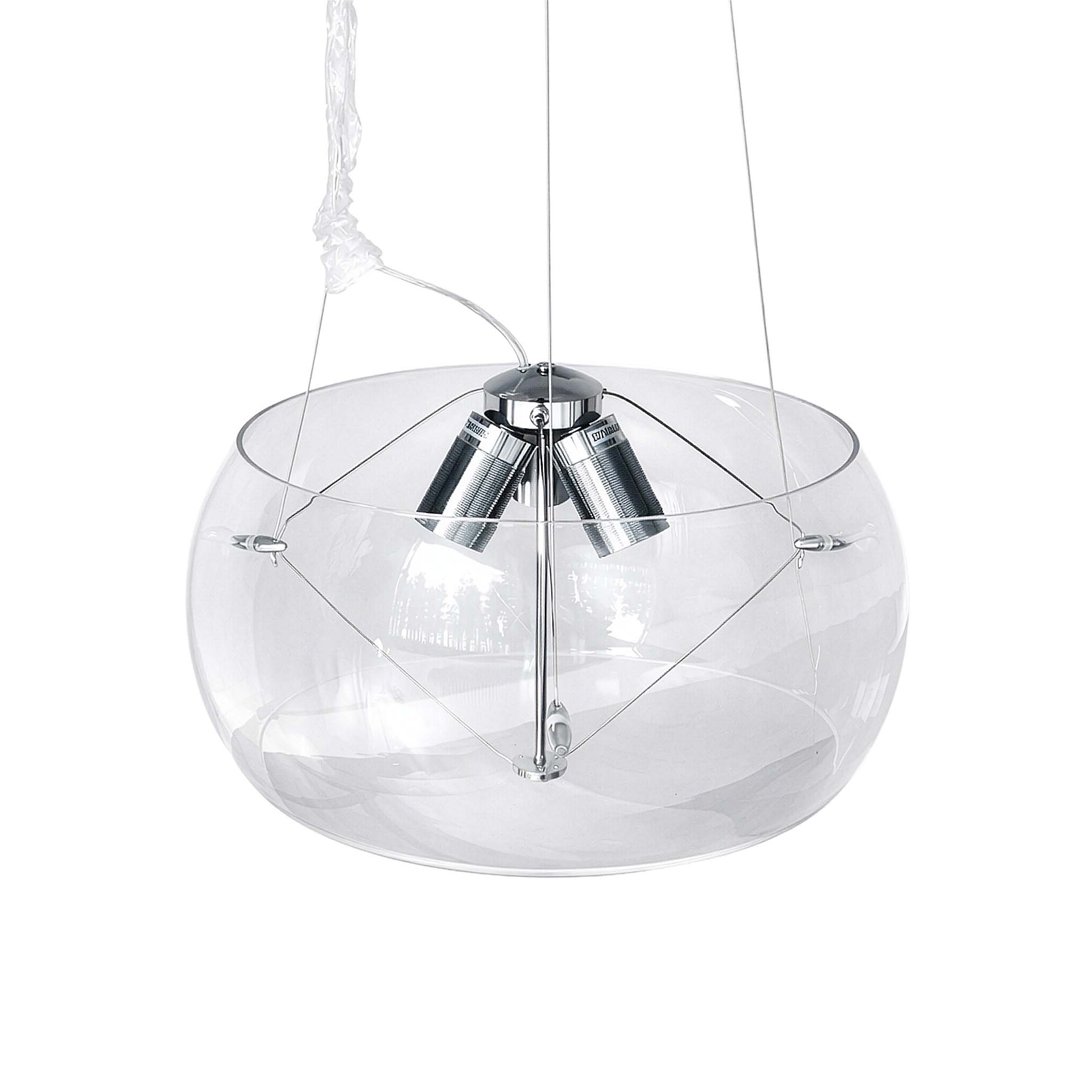 Lampa Andromeda sufitowa wisząca przezroczysta kula