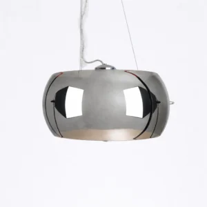 Lampa glamour srebrna owalna Andromeda 3xE27