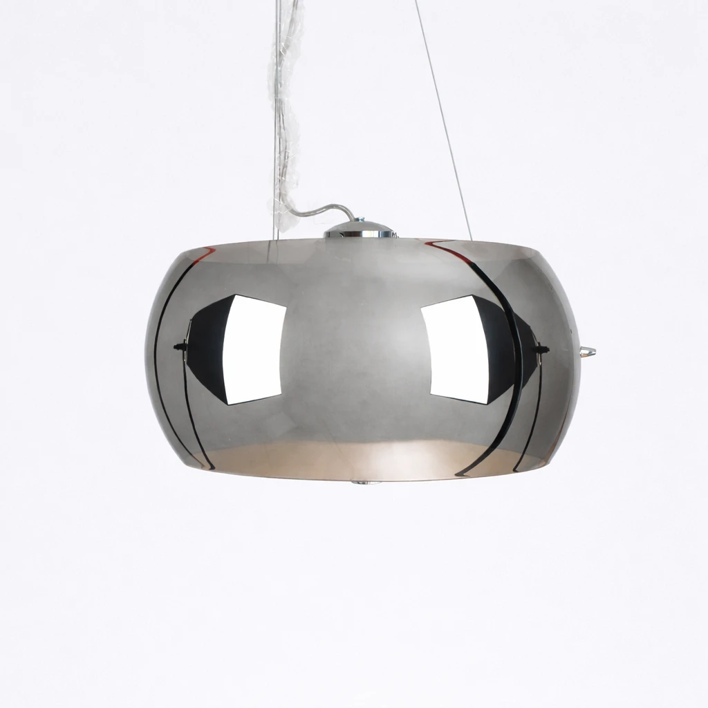 Lampa glamour srebrna owalna Andromeda 3xE27