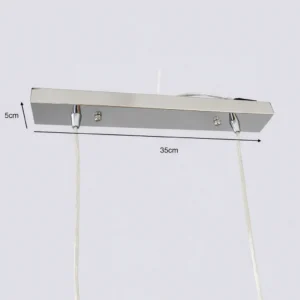 Lampa wisząca na linkach 2 led Fancy mleczne klosze