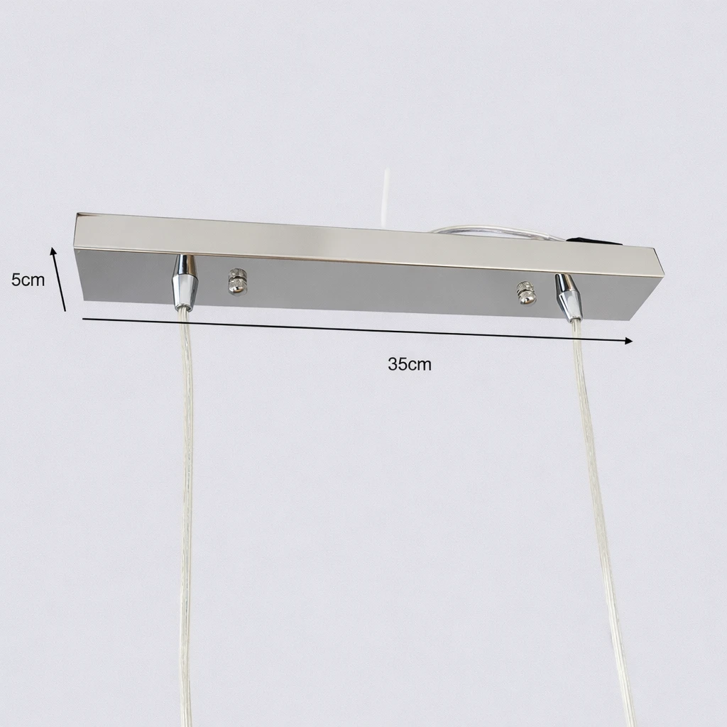 Lampa wisząca na linkach 2 led Fancy mleczne klosze