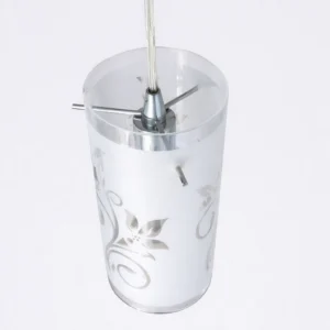 Lampa wisząca na linkach 2 led Fancy mleczne klosze