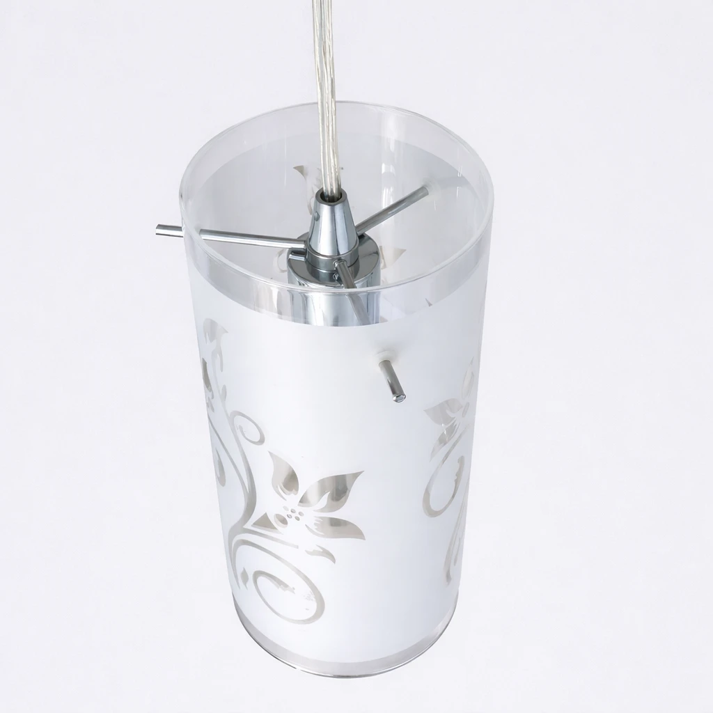 Lampa wisząca na linkach 2 led Fancy mleczne klosze