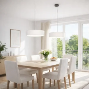 Lampa wisząca sufitowa Soho biała do jadalni