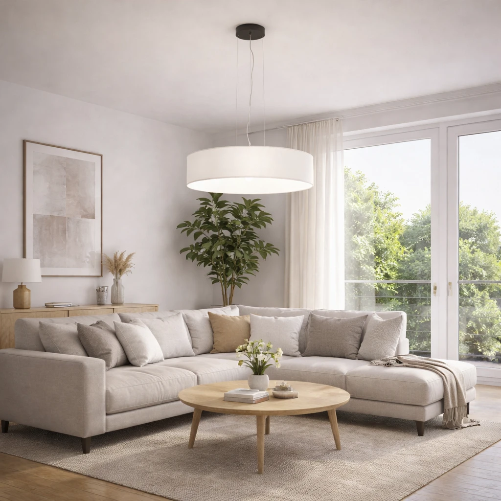 Lampa wisząca sufitowa Soho biała do jadalni