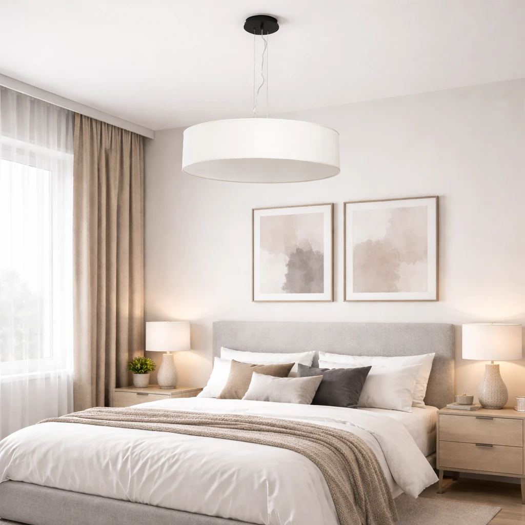 Lampa wisząca sufitowa Soho biała do jadalni