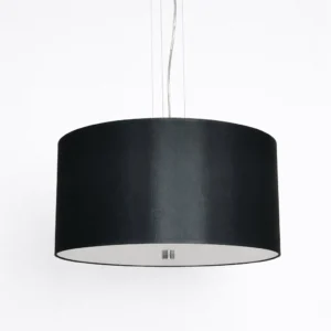 Wisząca lampa Vega czarna duża elegancka do salonu 50cm