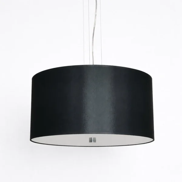Wisząca lampa Vega czarna duża elegancka do salonu 50cm