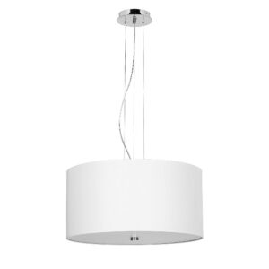 Lampa wisząca VEGA śnieżno biała elegancka