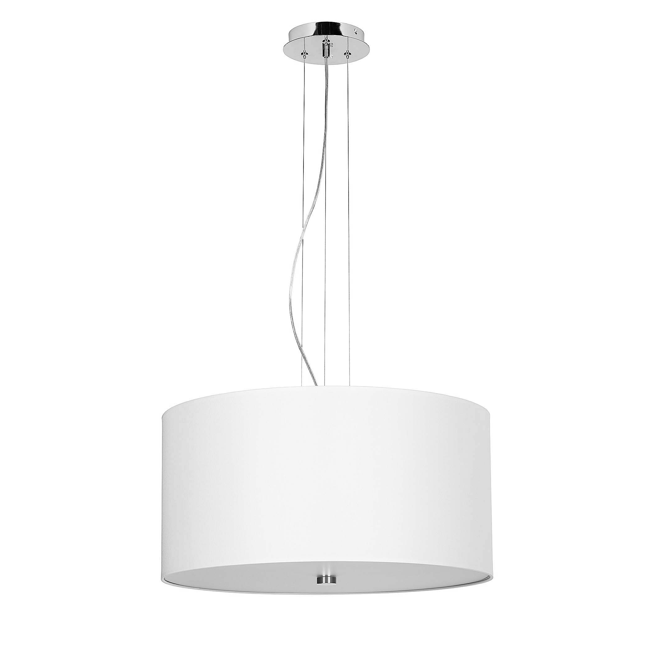 Lampa wisząca VEGA śnieżno biała elegancka