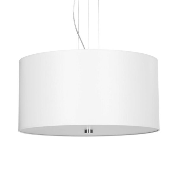 Lampa wisząca VEGA śnieżno biała elegancka