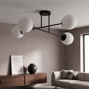 Lampa sufitowa Aurelia 4 czarna
